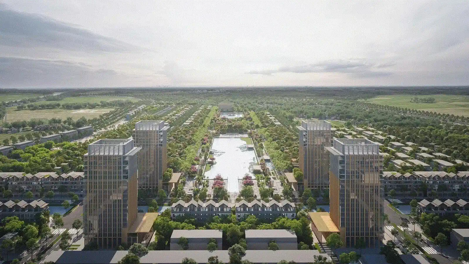 Phối cảnh tổng thể Đồng Văn Central Park 3